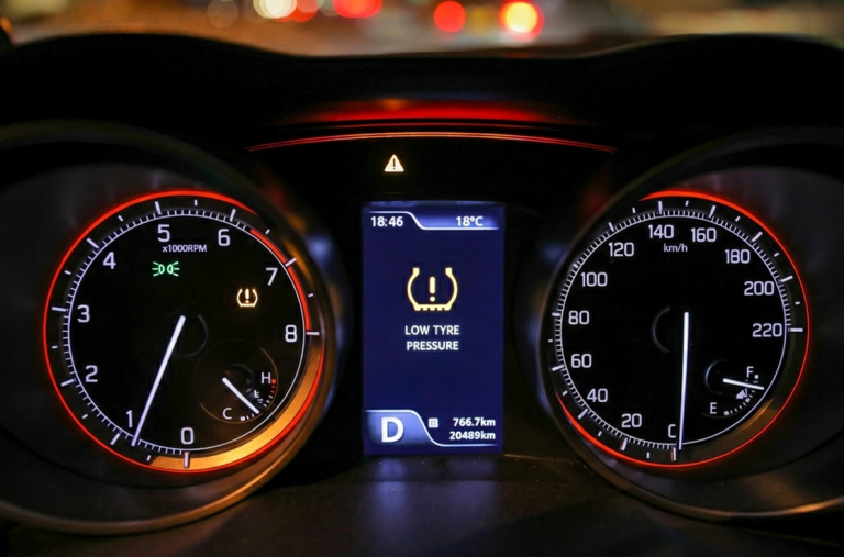 tyre pressure warning